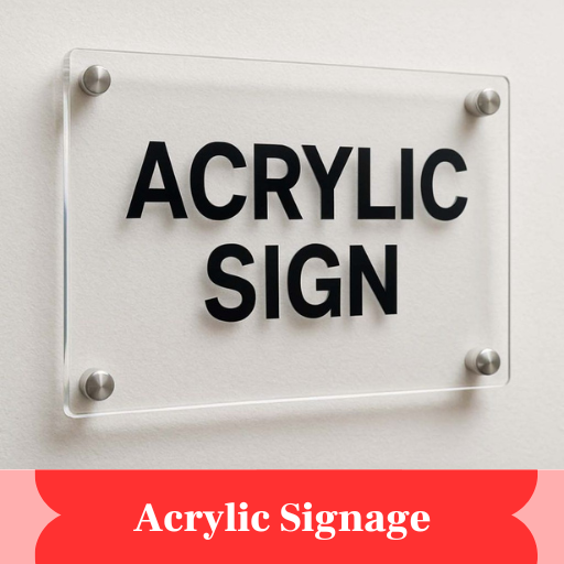 Acrylic signage